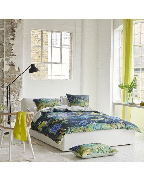 Housse de couette imprimée en percale de coton Brocart decoratif