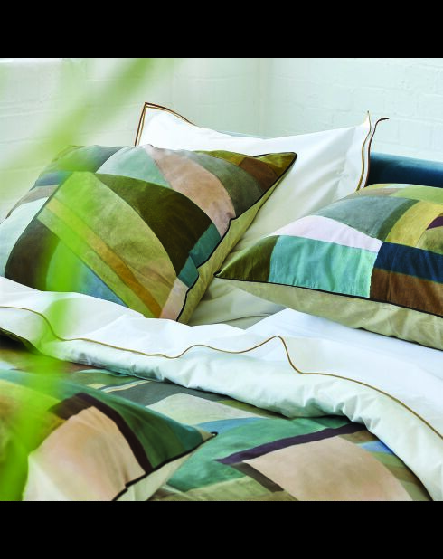 Housse de couette imprimée en percale de coton Alphonse