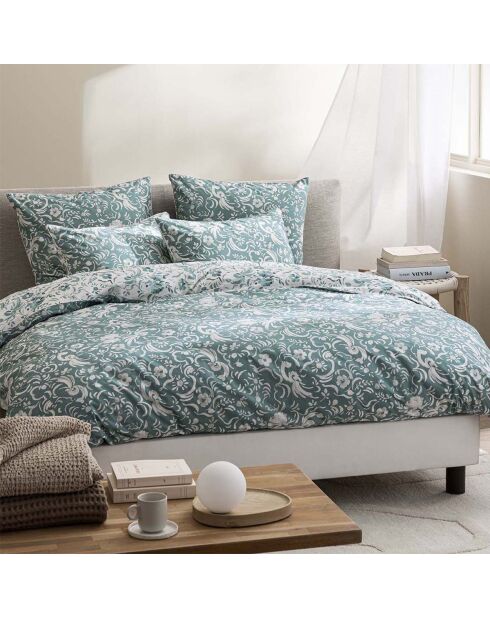 Housse de couette imprimée en percale de coton Kawana