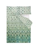 Housse de couette imprimée en percale de coton Karaoshi celadon