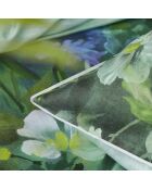 Housse de couette imprimée en satin de coton Gladys blossom