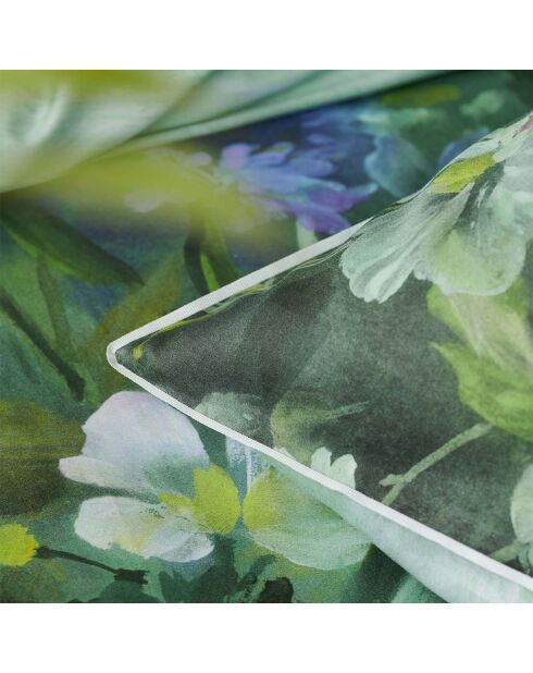 Housse de couette imprimée en satin de coton Gladys blossom