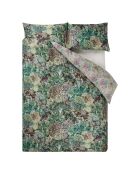 Housse de couette imprimée en satin de coton Madhya
