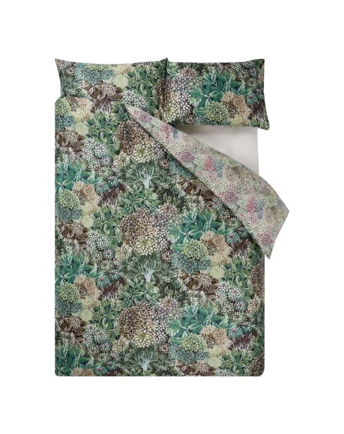 Housse de couette imprimée en satin de coton Madhya