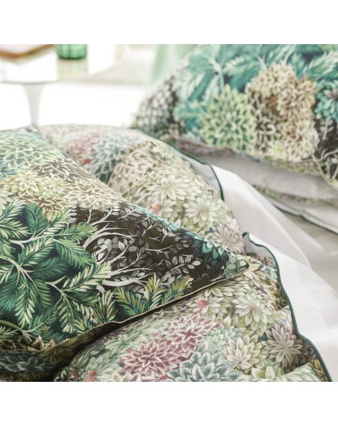 Housse de couette imprimée en satin de coton Madhya