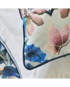Housse de couette imprimée en percale de coton Ikebana damask