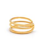 Anillo ajustable de acero inoxidable para San Valentín