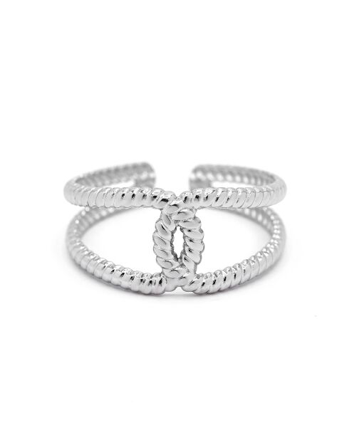 Anello regolabile Tatiana in acciaio