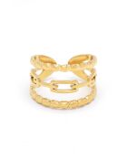 Anillo ajustable Valerie de acero inoxidable