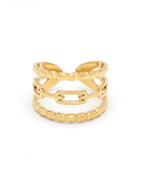 Anello regolabile Valerie in acciaio inossidabile