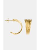 Mila Creolen aus Edelstahl