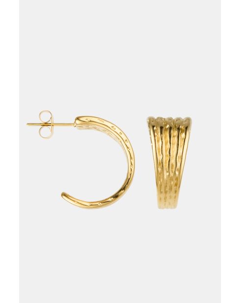 Mila Creolen aus Edelstahl