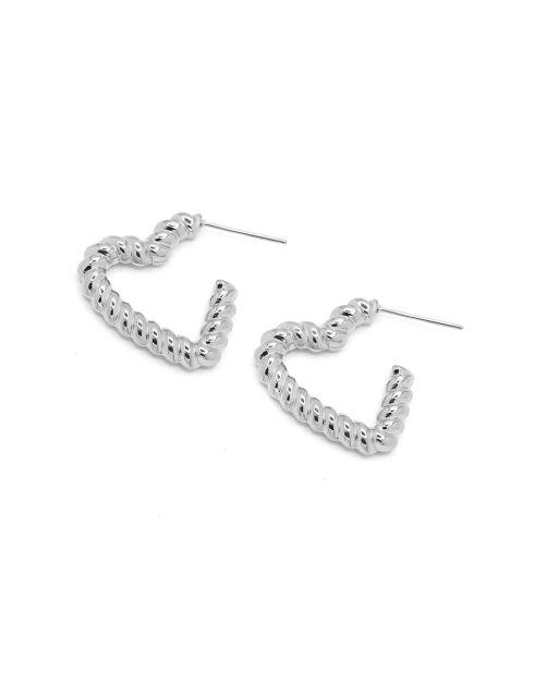 Creoles Berenice acier inoxydable