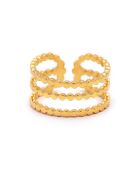 Anillo ajustable Yolaine de acero inoxidable