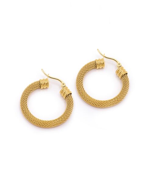 Estelle oorringen van roestvrij staal