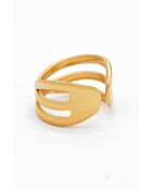 Bague ajustable Tiphaine acier inoxydable