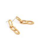 Boucles d'oreilles Philomene acier inoxydable