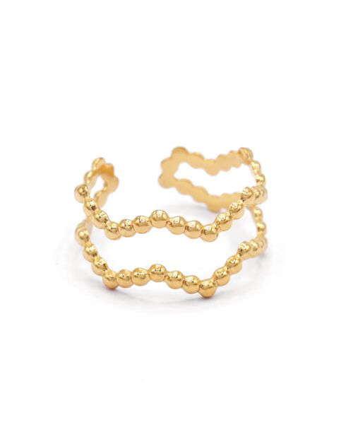 Anello regolabile Therese in acciaio inossidabile