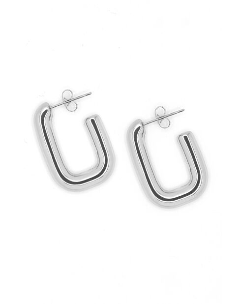 Pendientes de aro Margot de acero inoxidable