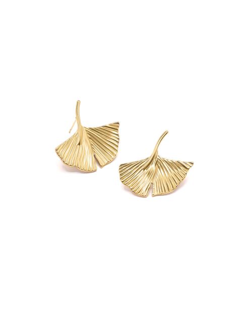 Boucles d'oreilles Blanche acier inoxydable