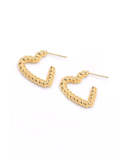 Creoles Berenice acier inoxydable