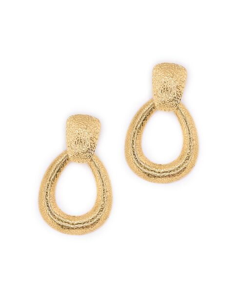 Boucles d'oreilles Clothilde acier inoxydable