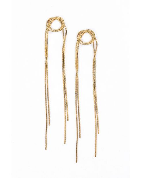 Boucles d'oreilles Honorine acier inoxydable