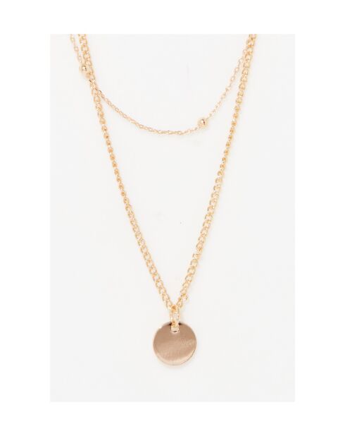 Collana a doppia catena Amelie in acciaio inossidabile