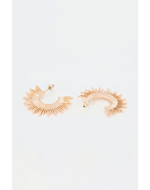 Creoles Cassandra acier inoxydable