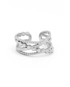 Anillo ajustable Sybille de acero inoxidable