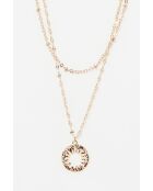 Collana a doppia catena Axelle in acciaio inossidabile