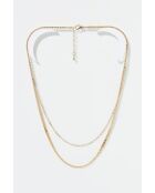 Collana a doppia catena in acciaio inossidabile Anissa