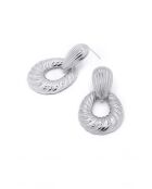 Pendientes Camille de acero inoxidable