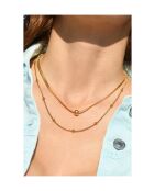 Collana a doppia catena Lara in acciaio inossidabile