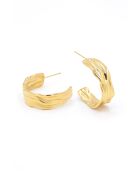 Pendientes de aro de acero inoxidable Eloise