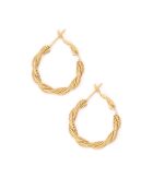 Creoles Zita acier inoxydable