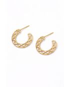 Creoles Elina acier inoxydable