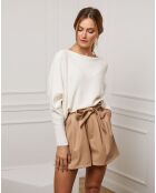 Pull Jackson en Cachemire mélangé écru