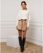 Pull Jackson en Cachemire mélangé écru