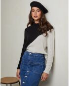 Pull en Laine mélangée Csorna noir