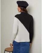 Pull en Laine mélangée Csorna noir