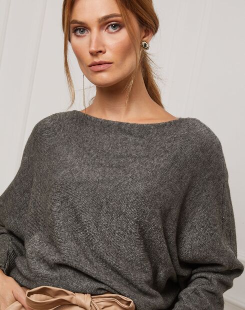 Pull Jackson en Cachemire mélangé kaki