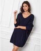 Pull en Laine mélangée Csepreg marine