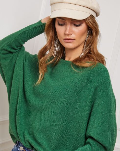 Pull Jackson en Cachemire mélangé vert