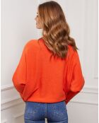 Pull Jackson en Cachemire  mélangé orange