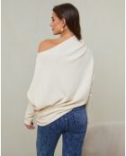 Poncho Isaszeg écru