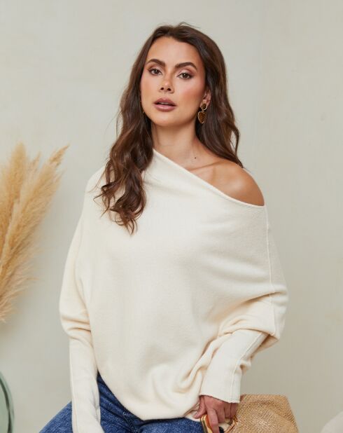 Poncho Isaszeg écru