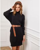 Robe Landreau en Cachemire mélangé noire