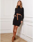 Robe Landreau en Cachemire mélangé noire