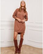 Robe en Cachemire mélangé Abufera camel